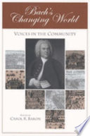 Bach's changing world : voices in the community /