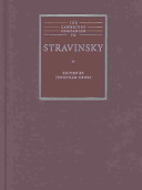 The Cambridge companion to Stravinsky / edited by Jonathan Cross.