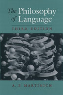 The Philosophy of language /