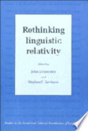 Rethinking linguistic relativity /