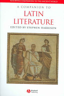 A companion to Latin literature / edited by Stephen Harrison.