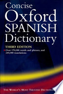 Concise Oxford Spanish dictionary.