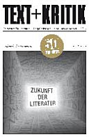 Zukunft der Literatur /