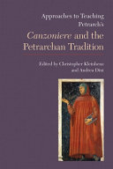 Approaches to teaching Petrarch's Canzoniere and the Petrarchan tradition /