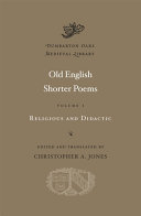 Old English shorter poems /