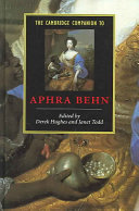 The Cambridge companion to Aphra Behn /