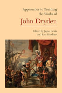 Approaches to teaching the works of John Dryden /