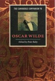 The Cambridge companion to Oscar Wilde / edited by Peter Raby.