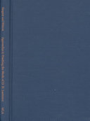 Approaches to teaching the works of D.H. Lawrence / edited by M. Elizabeth Sargent and Garry Watson.