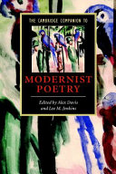 The Cambridge companion to modernist poetry / edited by Alex Davis, Lee M. Jenkins.