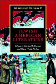 The Cambridge Companion to Jewish American literature /