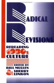 Radical revisions : rereading 1930s culture /