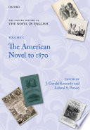 The American novel to 1870 /