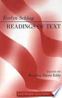 Evelyn Schlag : readings of text /