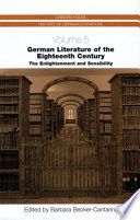 German literature of the eighteenth century : the enlightenment and sensibility /