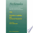 Scientific credibility and technical standards in 19th and early 20th century Germany and Britain / edited by Jed Z. Buchwald.