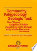 Community paleoecology as a geologic tool : the Chinese Ashgillian-Eifelian (latest Ordovician through early Middle Devonian) as an example / Wang Yu [and others]