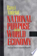National purpose in the world economy : post-Soviet states in comparative perspective / Rawi Abdelal.