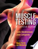 Muscle testing : a concise manual /
