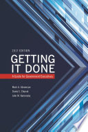 Getting it done : a guide for government executives /