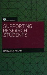 Supporting research students /