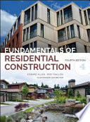 Fundamentals of residential construction /