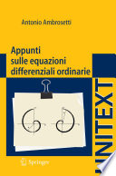 Appunti sulle equazioni differenziali ordinarie /