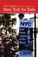 New York for sale : community planning confronts global real estate /