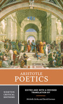 Aristotle's poetics : the James Hutton translation : ancient contexts, interpretations / edited and with a revised translation by Michelle Zerba (Louisiana State University) and David Gorman (Northern Illinois University)