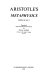 Aristotle's Metaphysics : Books M and N /