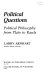 Political questions : political philosophy from Plato to Rawls /