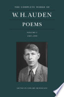 Poems / W. H. Auden ; edited by Edward Mendelson.
