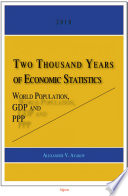 Two thousand years of economic statistics : world population, GDP and PPP /