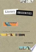 Literary obscenities : U.S. case law and naturalism after modernism /