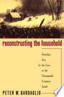 Reconstructing the household : families, sex, and the law in the nineteenth-century South / Peter W. Bardaglio.