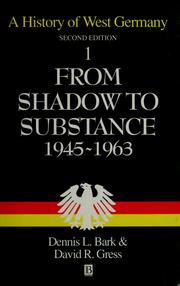 A history of West Germany /