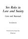 Sexual freedom and the Constitution ; an inquiry into the constitutionality of repressive sex laws.