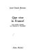 Que vive la France! : des vérités cachées sur l'histoire et l'actualité / Jean-Claude Barreau.