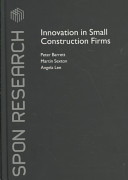 Innovation in small construction firms /