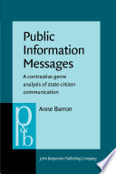 Public information messages : a contrastive genre analysis of state-citizen communication /