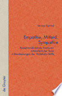 Empathie, Mitleid, Sympathie : rezeptionslenkende Strukturen mittelalterlicher Texte in Bearbeitungen des Willehalm-Stoffs /