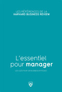 L'ESSENTIEL POUR MANAGER