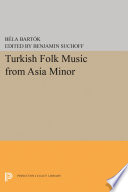 Turkish folk music from Asia Minor /