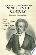 Church and theology in the nineteenth century /