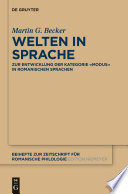 Welten in sprache : Zur Entwicklung der kategorie "modus" in romanischen sprachen /