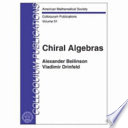 Chiral algebras /