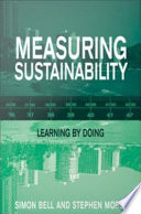 Measuring sustainability : learning by doing /