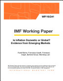 Is inflation domestic or global? : evidence from emerging markets.