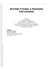 Beyond FTS2000 : a program for change.