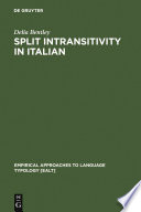 Split intransitivity in Italian /
